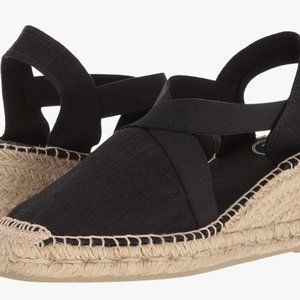 Tony Pons Espadrille - Black Linen